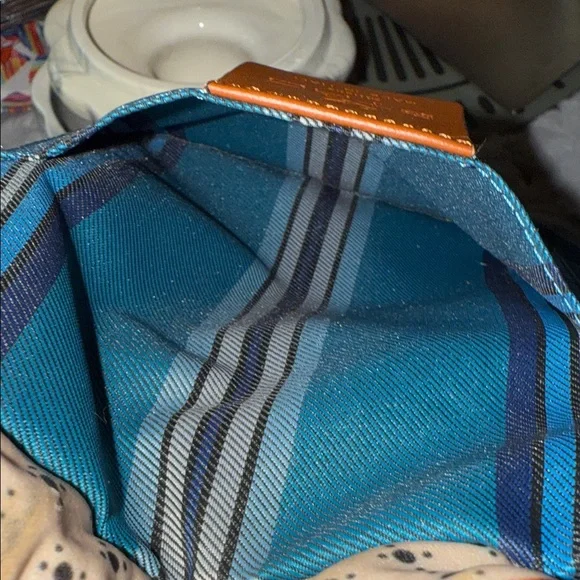 ETRO Milano Paisley Drawstring Clutch with Brown Leather Accents - Picture 12 of 16